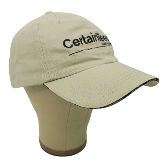 CertainTeed Saint Gobain Adjustable Tuck Strap Cap Trucker Baseball Logo Hat - Picture 3 of 14